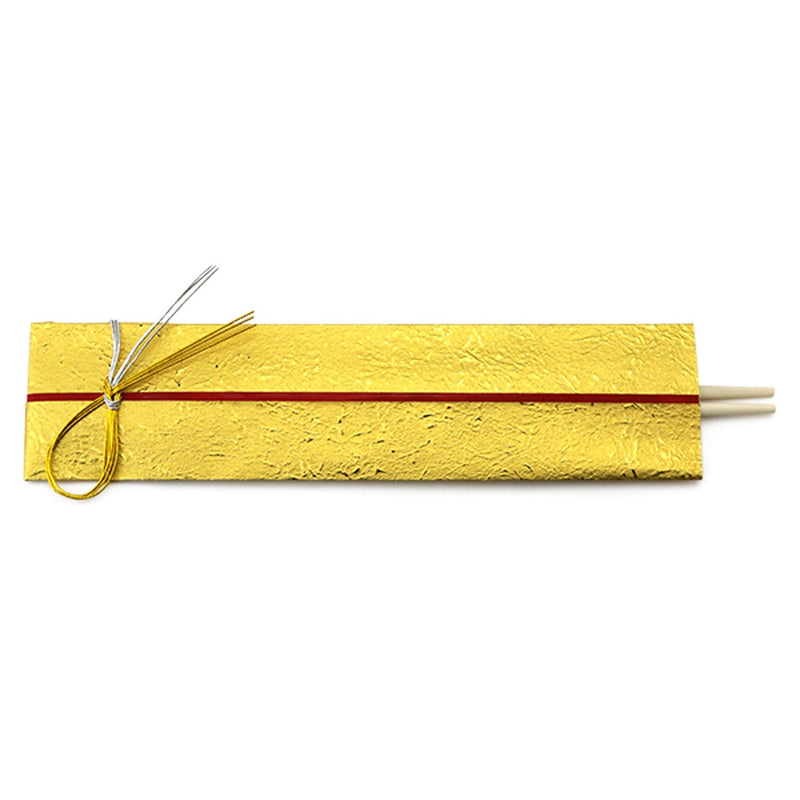 祝箸 水引 金 24cm