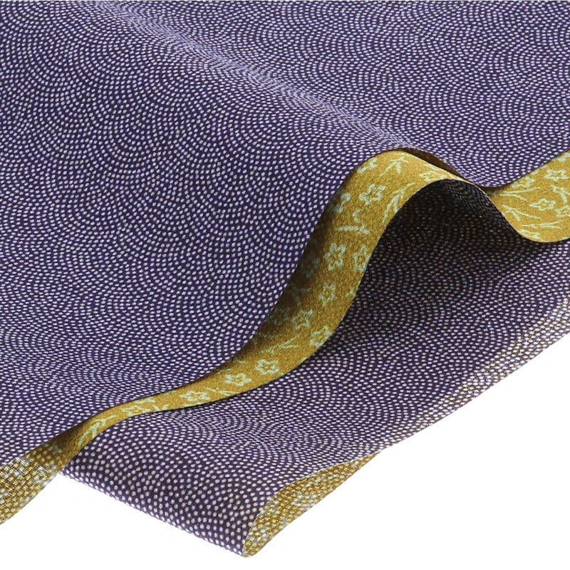 風呂敷 華優彩 紫×金茶 88cm